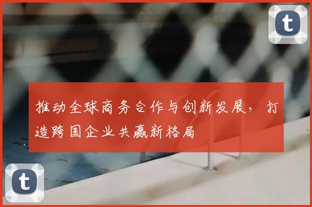 推动全球商务合作与创新发展，打造跨国企业共赢新格局